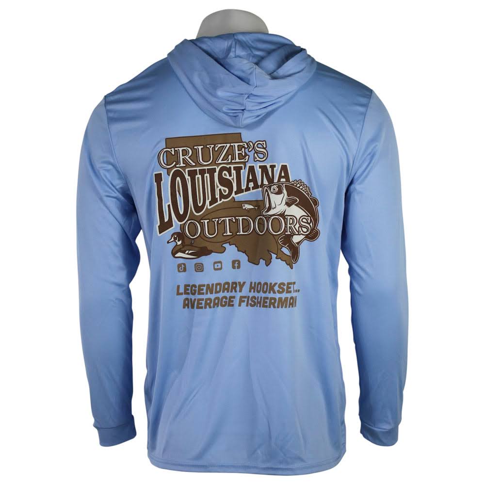 Cruze's Legendary Hookset Hooded Sun Shirt